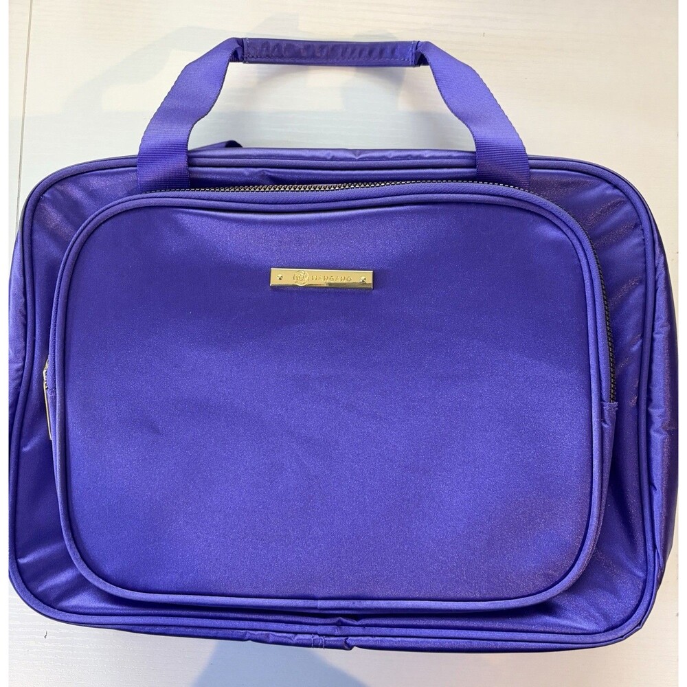 Joy Mangano Toiletry Case Eco Luxe World Traveler Makeup Bag Cosmetic Organizer